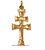 BIG CROSS OF CARAVACA FOR PENDANT MAKE IN GOLD 18 KLTS