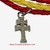 BRAIDED BRACELET WITH-CROSS-DE-CARAVACA AND SPANISH FLAG