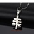 CARAVACA CROSS SET WITH MATCHING ANGELS AND CHAIN