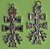 CARAVACA CROSS WITH ANGELS WITH HISTORY OF THE EMERGENCE OF THE CROSS SILVER COLOR