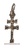 CROSS OF CARAVACA MADE IN SILVER CAR-3 POLISHED SILVER