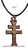 CROSS OF CARAVACA OF WOOD CARVED WITH CORD FOR HANGING