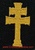 EMBROIDERED PATCH OR SHIELD OF THE CROSS OF CARAVACA HOLY TOWN