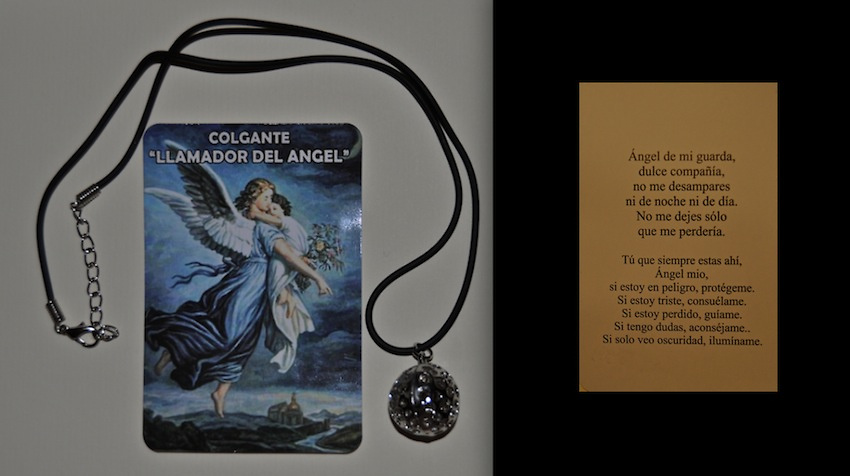 CALLER OF ANGEL WITH RUBBER CORD AND PRAYER 