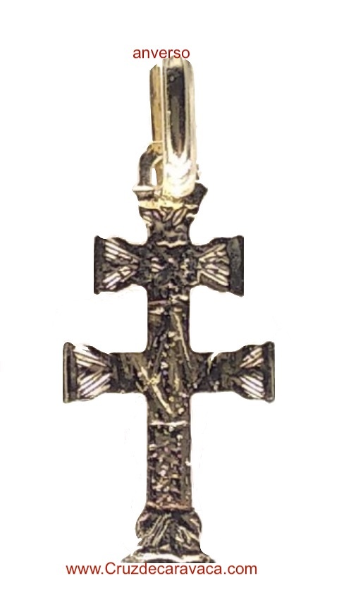 CARAVACA CROSS 18 GOLD GOLD WORKED ON TWO SIDES 