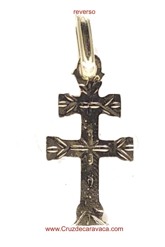 CARAVACA CROSS 18 GOLD GOLD WORKED ON TWO SIDES 