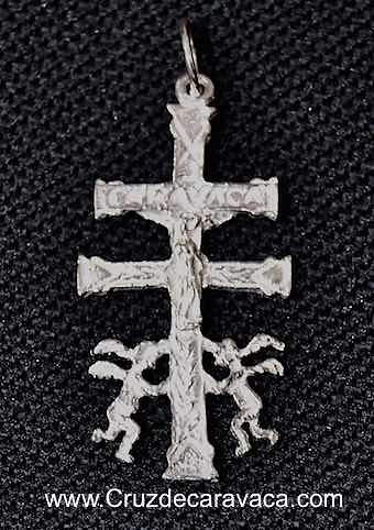 CARAVACA CROSS WITH SILVER ANGELES SN101 