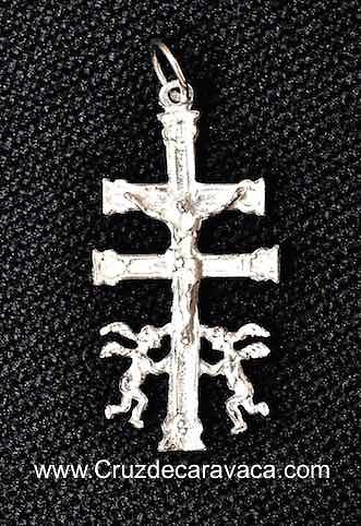 CARAVACA CROSS WITH SILVER ANGELES SN101 