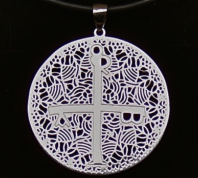 CEHEGIN CROSS MAKE IN SILVER FOR PENDANT 