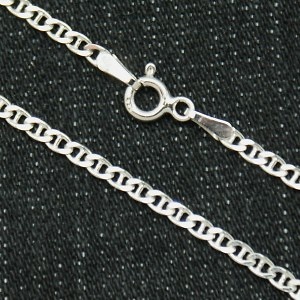 CHAIN SILVER AND RHODIUM BATH 45 CMS MODEL COVE 