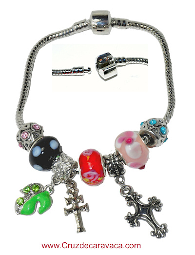 CROSS BRACELET CARAVACA DORA WITH ORIGINAL CLOSED 