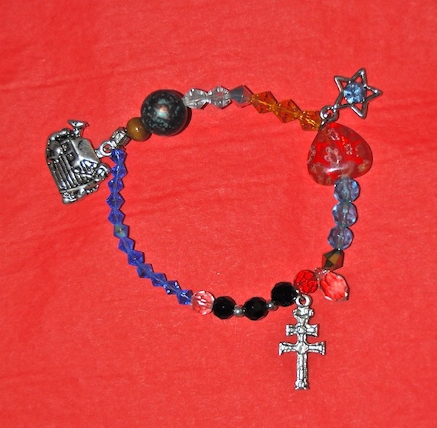 CROSS BRACELET CARAVACA HISTORY OF THE WORLD MORE BEAUTIFUL 