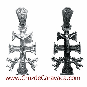 CROSS CARAVACA MADE IN SILVER 1017 