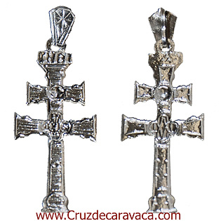 CROSS OF CARAVACA MADE IN SILVER 1023 