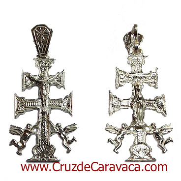 CROSS OF CARAVACA MADE IN SILVER S-71 