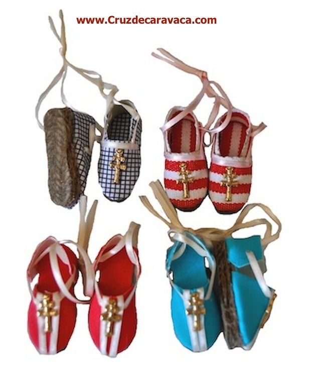 HEMP SANDALS WITH CROSS CARAVACA 