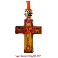 A CROSS WITH VIRGIN LATINA PLIS