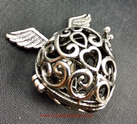 ANGEL CALLER FORM HEART  WITH WINGS WITH CORD