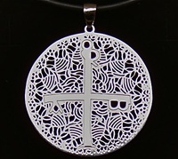 CEHEGIN CROSS MAKE IN SILVER FOR PENDANT