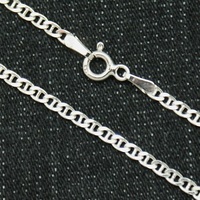 CHAIN SILVER AND RHODIUM BATH 45 CMS MODEL  COVE