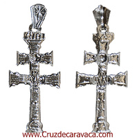 CROSS OF CARAVACA MADE IN SILVER 1023