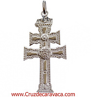 CROSS OF CARAVACA MADE IN SILVER