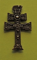 CROSS OF CARAVACA  PASTE ON MAGNET FOR METAL SUBSTRATES