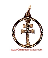 CROSS OF CARAVACA PENDANT GOLD