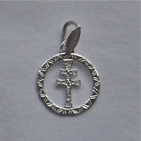 CROSS OF CARAVACA SILVER MEDAL