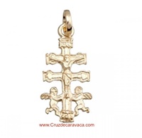 CROSS OF CARAVACA WITH ANGELES 884