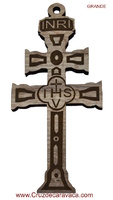 CROSS OF CARAVACA WOOD CARVED LARGE