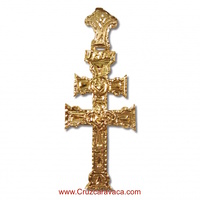 GOLD CROSS OF CARAVACA 18 KLTS BIG