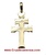 CRUZ DE CARAVACA DE ORO 18 KLTS DISEÑO MINIMALISTA MEDIANA