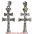 CRUZ DE CARAVACA DE PLATA 1023 PLATA