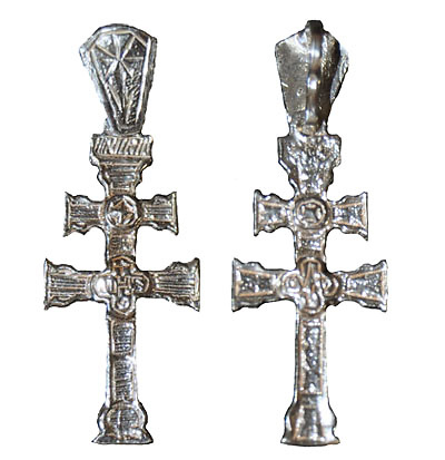 CRUZ DE CARAVACA DE PLATA 1021 