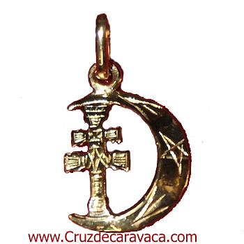 CRUZ DE CARAVACA EN ORO DE LAS TRES CULTURAS 