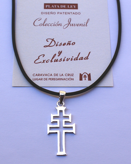 CRUZ DE CARAVACA EN PLATA DE LEY (PATENTE EXCLUSIVA) 