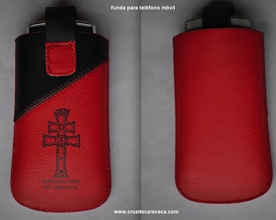 FUNDA PARA MOVIL CON LA CRUZ DE CARAVACA PEQUEÑO 