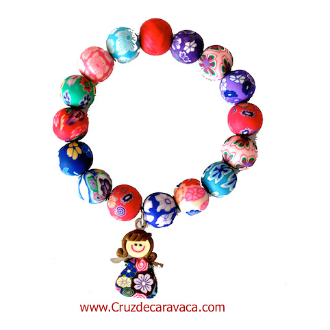 PULSERA DE LA CRUZ DE CARAVACA CON ANGEL 