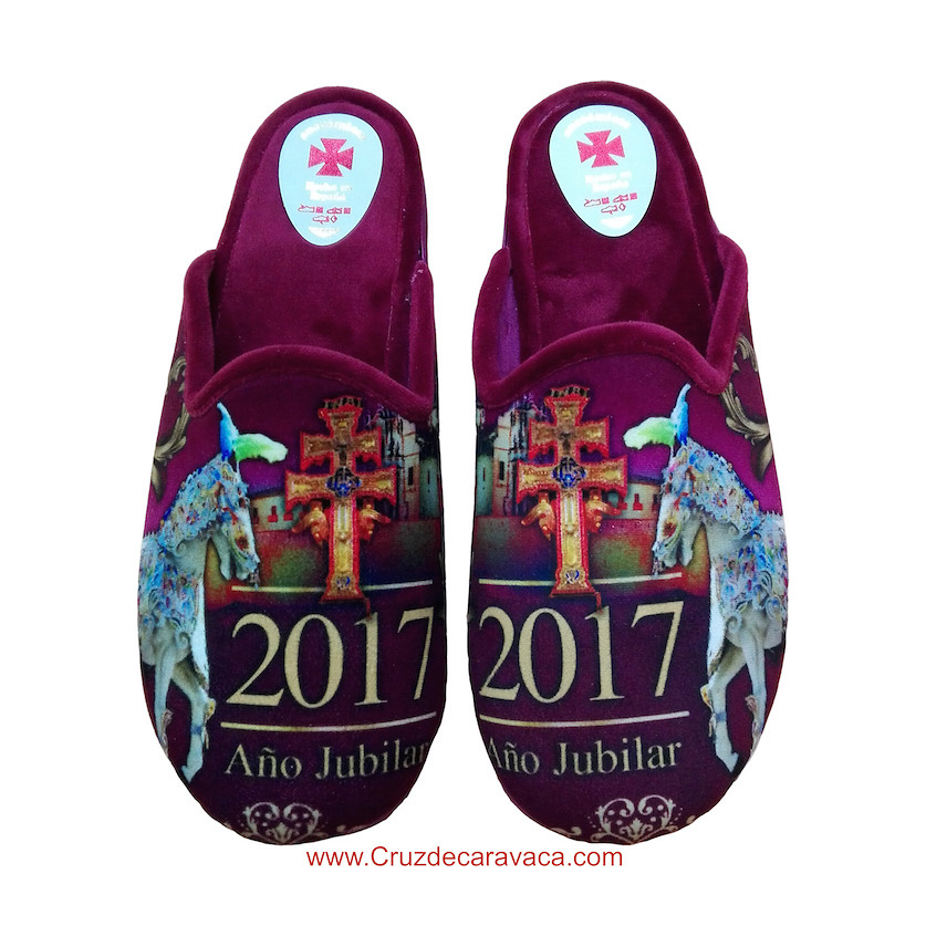 ZAPATILLAS DE CARAVACA CON CRUZ Y LOS CABALLOS DEL VINO 