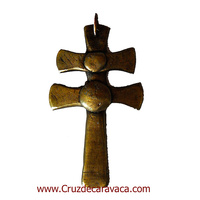 CRUZ DE CARAVACA DE HIERRO FORJADO 