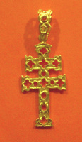 CRUZ DE CARAVACA DE ORO C-2 