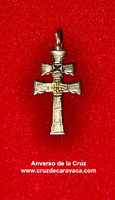 CRUZ DE CARAVACA DE ORO PARA COLGAR