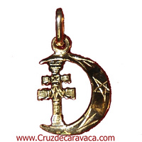 CRUZ DE CARAVACA EN ORO  DE LAS TRES CULTURAS