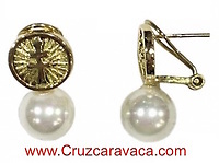 PENDIENTES CRUZ CARAVACA