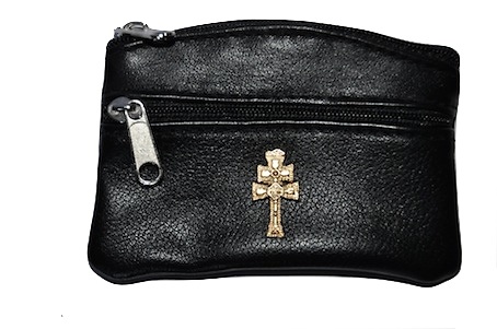 BORSA IN SIMILPELLE CON ORO CROCE CARAVACA 