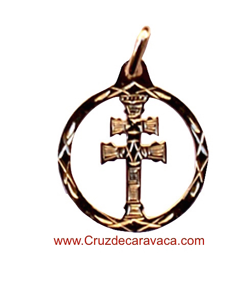 CROSS OF CARAVACA PENDANT GOLD 