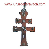 CROSS SMALL HAND CARVED CARAVACA SIZE MEDIUM - CRAFTS 