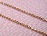 22 GOLD CORD LENGTH 60 CMS. And 1.50 M / M IN DIAMETER