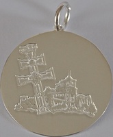 MEDAL MEDAL CROSS OF CARAVACA AND ITS BASILICA CASTLE RECORDED TO RELIEF